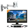 Image de Antarion Pack TV LED 18.5" 47cm Téléviseur HD 12V + Support TV Double Bras