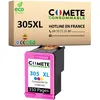 Image de COMETE, Marque française - 305XL - 1 Cartouche d'encre Compatibles avec HP 305 ou 305XL - Cartouche 305 pour HP DeskJet ou Envy (1 Couleur)
