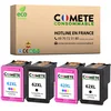 Image de COMETE, Marque française - 62XL - 4 Cartouches d'encre Compatibles avec HP 62 XL - pour HP Envy 5640 5540 7640 5548 OfficeJet 5740 5742 (2 Noir et 2 Couleur)