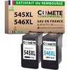Image de COMETE, Marque Française - 545XL 546XL - 2 Cartouches d'encre Compatibles avec Canon PG-545 CL-546 XL - pour Canon Pixma MX495 TS3150 TS3151 MG2550S MG3050 MG2950 MG2450 TR4550 (Noir et Couleur)