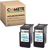 Image de COMETE, Marque Française - 546XL - 2 Cartouches d'encre Compatibles avec Canon CL-546 XL/CL 546XL - pour Canon Pixma TS3150 TR4650 TS3350 MG2450 MG2950 MG3050 TR4550 TS3151 (2 Couleur)