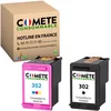 Image de COMETE, Marque française - 302-2 Cartouches d’Encre Compatibles pour HP 302 - pour imprimante HP Deskjet 1110 2132 3630 3632 3634 3639 Envy 4520 4525 OfficeJet 3830 (Noir et Couleur)
