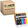 Image de COMETE, Marque française - 550XL 551XL - 5 Cartouches d'encre Compatibles avec Canon PGI-550 CLI-551 / PG550 CL551 - avec Canon Pixma iP7250 MG5650 MX925 MG5450 MG6650 MX920 MG5400 MG7500 MX725