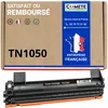 Image de COMETE, Marque française - TN1050 - 1 Cartouche de Toner Compatible avec Brother TN1050 - pour Brother DCP-1510 DCP-1512 DCP-1610W DCP-1612W HL-1110 HL-1112 MFC-1910W MFC-1810 (1 Noir)