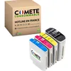 Image de COMETE, Marque française - 940XL - 4 Cartouches d'encre Compatibles avec HP 940 XL - pour Imprimantes HP Officejet Pro 8000-A809a A811a A809n 8000 Wireless Officejet Pro 8500 (Noir et Couleur)