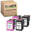 Image de COMETE, Marque Française - 301XL - 4 Cartouches d'encre Compatible avec HP 301 XL - pour imprimante HP DeskJet 1000 1050 2050 2510 Envy 4500 4502 5530 OfficeJet 2620 4630 4632 (2 Noir et 2 Couleur)