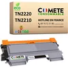 Image de COMETE, Marque française - TN2220 - 1 Cartouche de Toner Compatible avec Brother TN2220 TN-2220 ou TN-2210 TN2210 - pour Brother MFC-7360 HL-2250DN HL-2270DW HL-2240D HL-2275 (1 Noir)