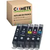 Image de COMETE, Marque Française - 202XL - 5 Cartouches d’Encre Compatibles avec Epson 202 XL Kiwi - pour Epson Expression Premium XP-6000 XP-6005 XP-6100 XP-6105 (1 Noir 1 PhotoNoir 1 Cyan 1 Magenta 1 Jaune)
