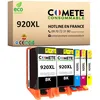 Image de COMETE, Marque française - 920XL - 5 Cartouches d'encre Compatible avec HP 920 XL - pour Imprimante HP OfficeJet 6500A 6500 7500 6000 7500A 7000 (2 Noir et 3 Couleur)