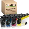 Image de COMETE, Marque française - LC424XL - 4 Cartouches d'encre Compatibles avec Brother LC424 XL - pour Cartouche Brother DCP-J1200W DCP-J1200WE (1 Noir et 3 Couleur)