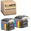 Image de COMETE, Marque française - LC123XL - 8 Cartouches d’Encre Compatibles avec Brother LC123 XL - pour Brother MFC-J6520DW DCP-J4110DW MFC-J4510DW DCP-J752DW MFC-J870DW (2 Noir et 6 Couleur)