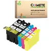 Image de COMETE, Marque française - 34XL - 5 Cartouches d’Encre Compatibles avec Epson 34 XL Balle de Golf - pour Epson Workforce Pro WF-3725DWF WF3725DWF WF3720DWF (2 Noir et 3 Couleur)