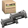 Image de COMETE, Marque française - 90A - 2 Cartouches de Toners Compatibles HP 90A CE390A (90X CE390X) - pour HP LaserJet Enterprise M601n M601dn M602n M603n M603dn M4555 (2 Noir)