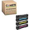 Image de COMETE, Marque française - 216A - 4 Toners Compatibles avec HP 216A W2410A W2411A W2412A W2413A - pour HP Color LaserJet Pro MFP M183fw M182n M182nw M155nw M155a (1 Noir et 3 Couleur)