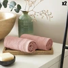 Image de Univers Décor - 4 Serviettes invité Spa blush 30x50 cm