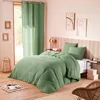Image de UNIVERSDECOR Parure de Couette Gaze de Coton 240 x 220 pour lit 2 Places 140 à 160 cm (Olive)