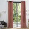 Image de univers decor Paire de Rideaux d'ameublement Effet Lin Moonlight 140 x 260 cm (Rose boisé, Paire de Rideaux 140 x 260 cm)