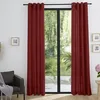 Image de univers decor Paire de Rideaux d'ameublement Effet Lin Moonlight 140 x 260 cm (Cerise, Paire de Rideaux 140 x 260 cm)