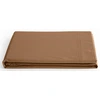 Image de Coton Pur - Drap Plat 100% Coton taupe 240x300 cm