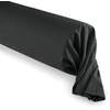 Image de Coton Pur - Taie de Traversin 100% coton truffe - 45x185 cm OS