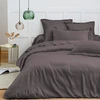 Image de Coton Pur - Housse de couette 100% Coton ardoise 240x220 cm