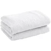Image de UNIVERSDECOR - Lot De 2 Serviettes invité éponge Spa 30 x 50 cm / 400 GR/m² (Neige)