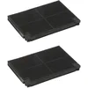 Image de GDE - Lot de 2 filtres à charbon GDE compatible avec divers Hotte AEG/Electrolux 9029793552 EFF70