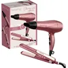 Image de Coffret set lisseur + Sèche-cheveux - DEMELISS - 2200 W - Cherry Chérie