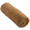 Image de L'Effet Papillon - Drap housse Gaze de Coton Gaïa marron 160x200 cm