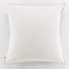 Image de L'Effet Papillon - Taie d'oreiller Flanelle Candice blanche 50x70 cm