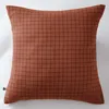 Image de L'Effet Papillon - Taie d'oreiller Gaze de coton Gaïa Mix terracotta 60x60 cm
