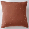 Image de L'Effet Papillon - Taie d'oreiller Gaze de coton Gaïa Chic terracotta 60x60 cm