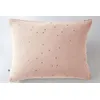 Image de Taie d'oreiller 50x70 cm Gaze de Coton à Pois brodés Guimauve