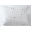 Image de Taie d'oreiller 50x70 cm Gaze de Coton à Pois brodés Chantilly