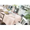 Image de L'effet papillon Nappe Rectangle 150x250 cm Gaze de Coton Guimauve