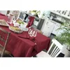 Image de L'effet papillon Nappe Rectangle 150x250 cm Gaze de Coton Lie de vin