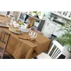 Image de L'effet papillon Nappe Rectangle 150x250 cm Gaze de Coton Camel