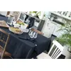 Image de L'effet papillon Nappe Rectangle 150x350 cm Gaze de Coton Minuit