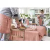 Image de L'effet papillon Nappe Rectangle 150x350 cm Gaze de Coton Rose