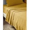 Image de L'Effet Papillon - Drap plat Gaïa jaune 240x300 cm
