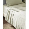 Image de L'Effet Papillon - Drap plat Gaïa vert clair 240x300 cm