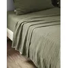 Image de Drap Plat 240x300 cm Gaze de Coton Romarin