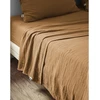 Image de L'Effet Papillon - Drap plat Gaïa marron 240x300 cm