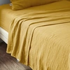Image de L'Effet Papillon - Drap plat Gaïa safran 270x300 cm