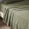 Image de L'Effet Papillon - Drap plat Gaïa romarin 270x300 cm