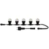 Image de TIBELEC Guirlande LED Connectable 10 Douilles E27-10 Ampoules à Filament 85LM, Idéale pour Extérieur
