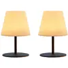 Image de Lumisky - Lampe De Table  Pack De 2 Sans Fil Pied Gris Led Dimmabl