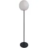 Image de Lampadaire lumineux rechargeable pied métal design scandinave LED blanc chaud/blanc dimmable LUNY TALL H150cm