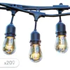 Image de Guirlande lumineuse extérieur - LUMISKY - MAFY 20 LIGHT - 10 m - 20 ampoules à filament vintage - E27 - LED blanc chaud