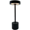 Image de Lampe de table sans fil - LUMISKY - ROBY - Touch en aluminium - Gris foncé - LED